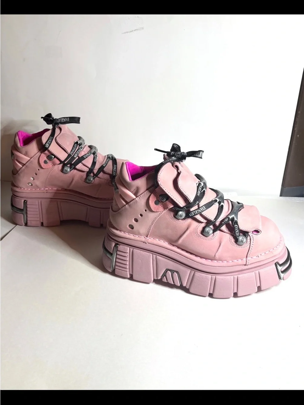 New Rock shoes x Evangelion Mari Makinami shoes